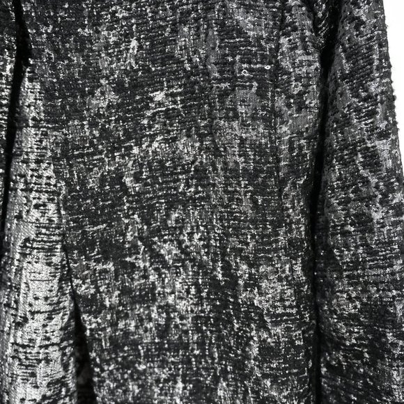 Eileen Fisher Petite Small Metallic Jacquard Blazer Jacket | Size Petite Small - Picture 5 of 15